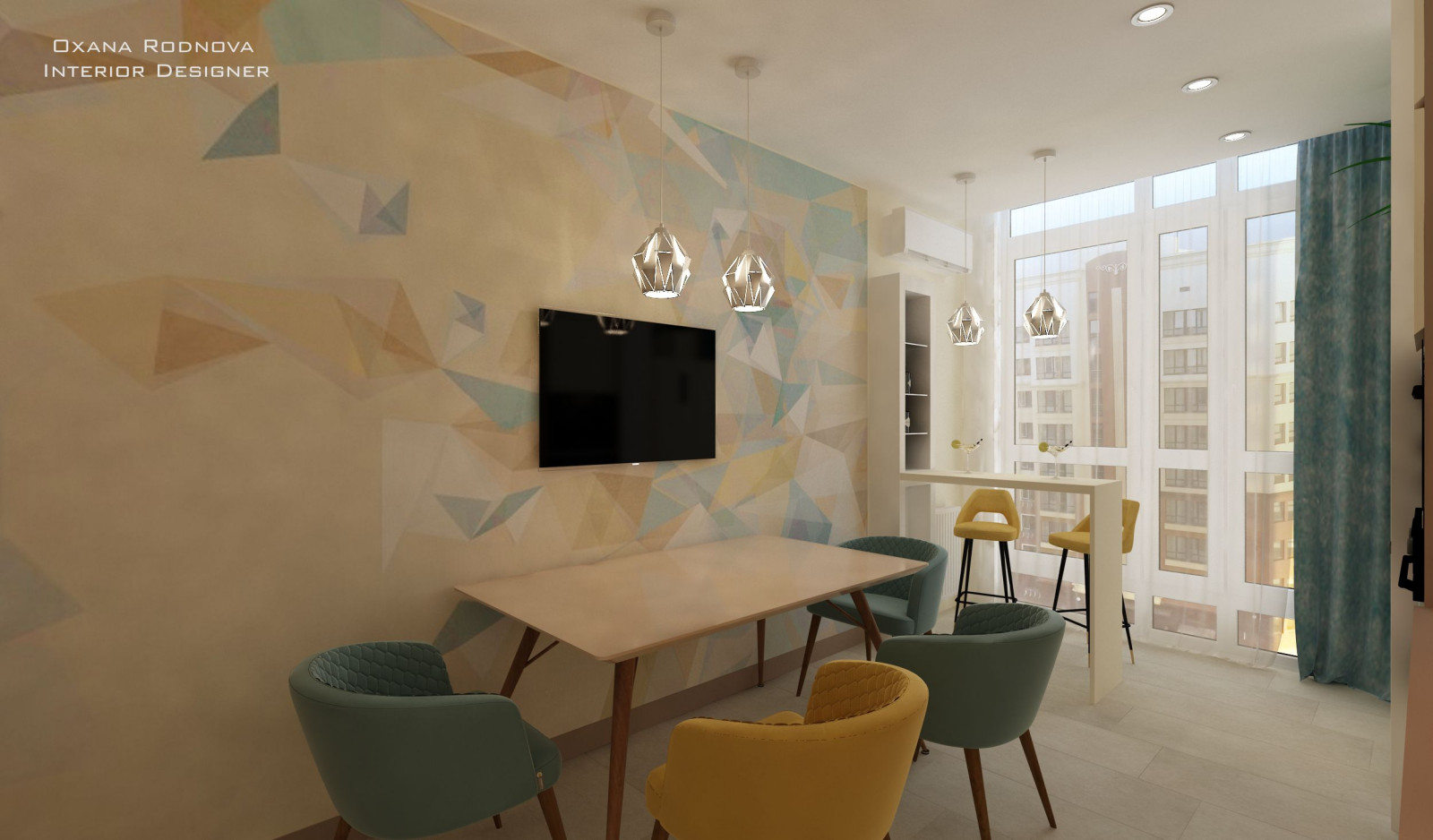 Обложка проекта: Трёхкомнатная квартира в новострое ЖК Жигулина Роща