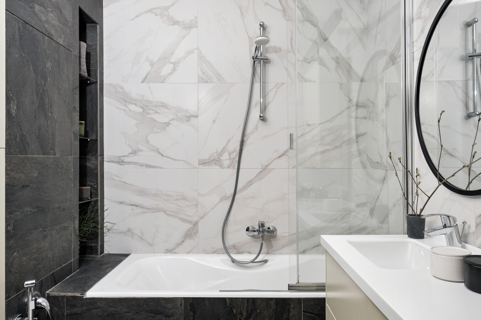 Современный интерьер для молодой семьи.