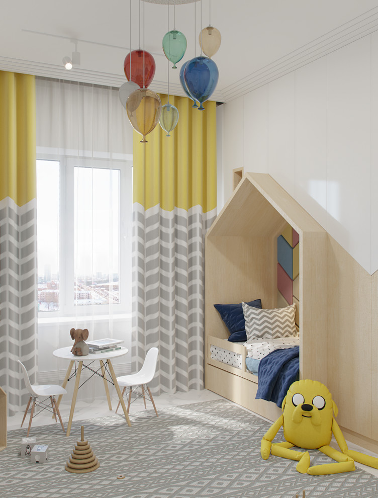 Взболтать! Но не смешивать - квартира в ЖК Да Винчи для семьи с 3-мя детьми