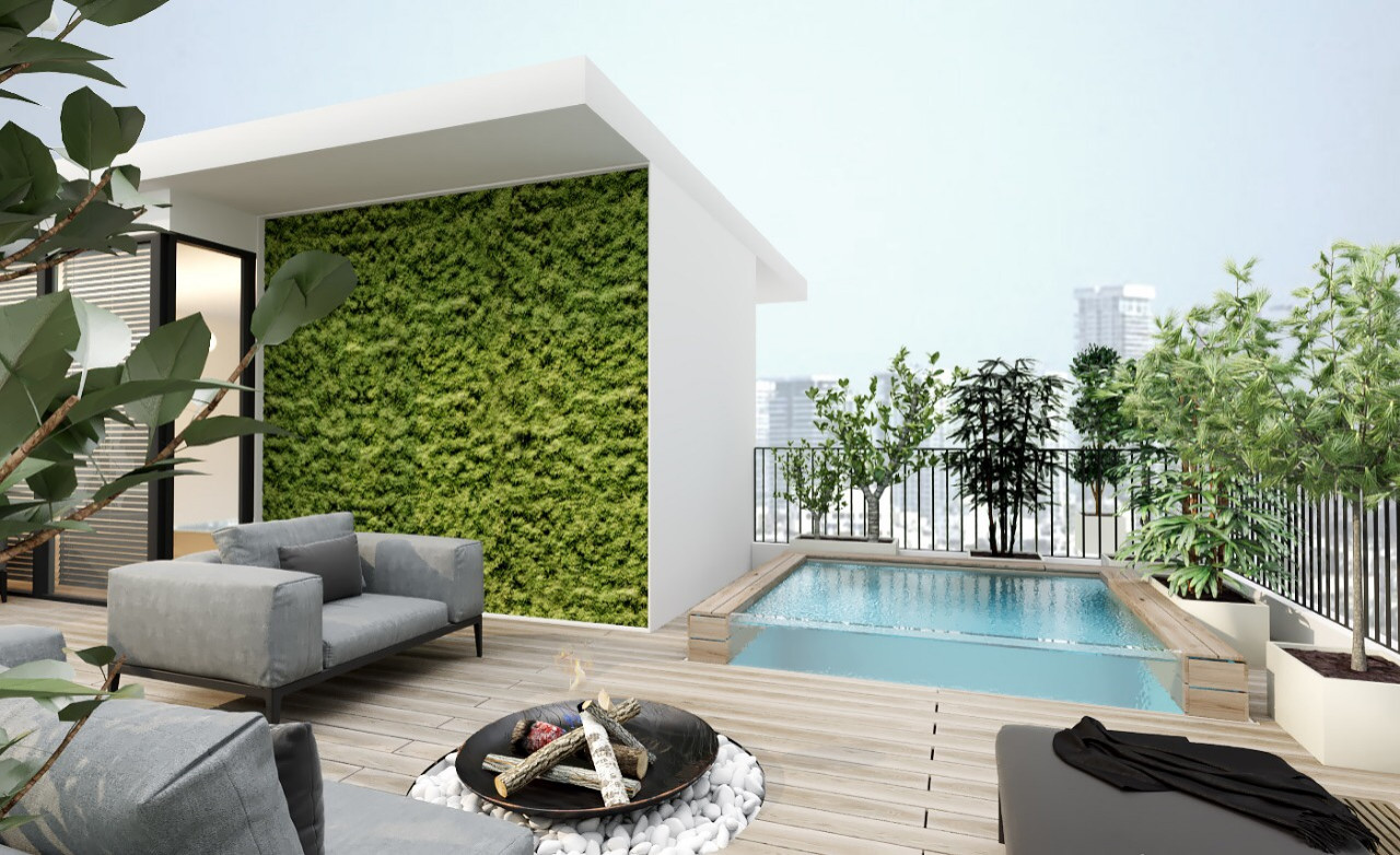 Обложка проекта: House with terrace in Tel Aviv