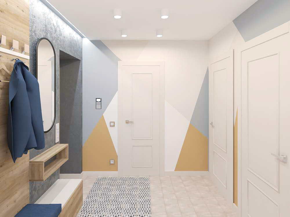 Квартира в г Бор, по мотивам Малевича и Кандинского