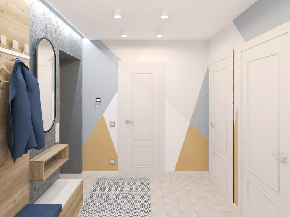 Квартира в г Бор, по мотивам Малевича и Кандинского