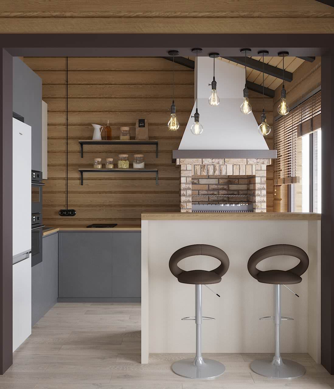 Дизайн проект дома бани