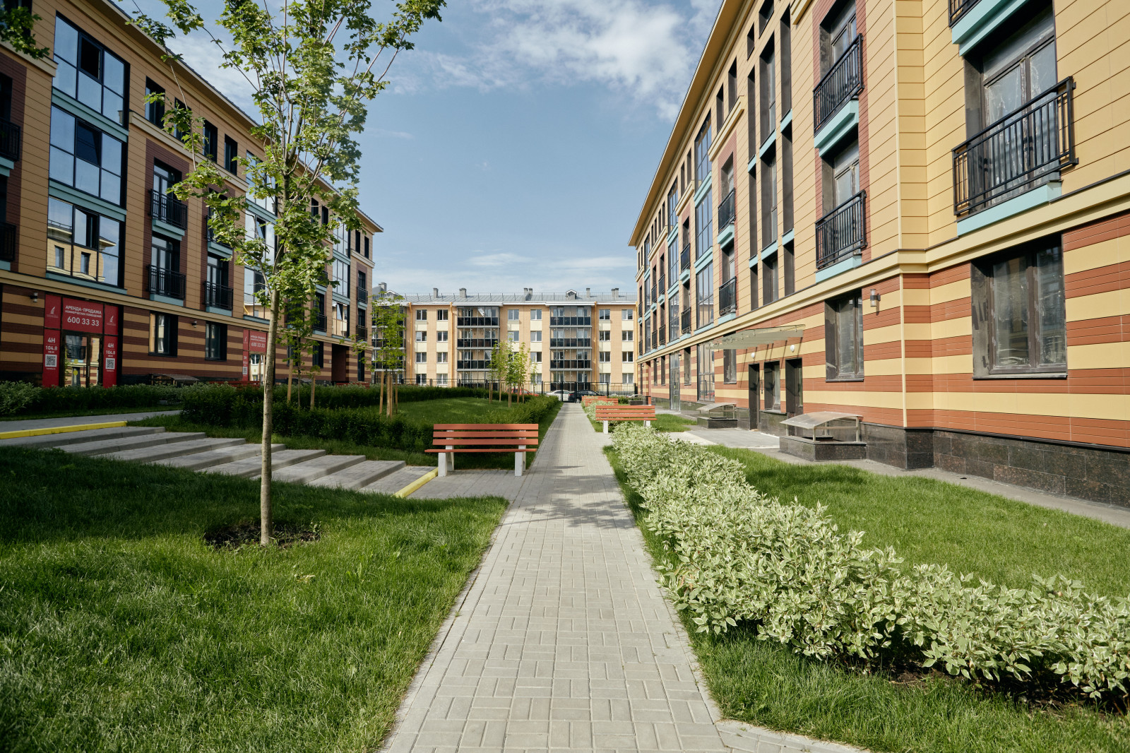 Общественное пространство ЖК "Неоклассика"