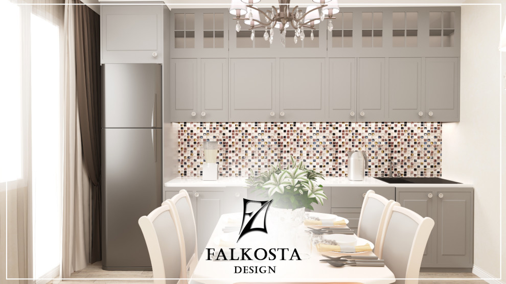 Гостеприимная квартира в неоклассике