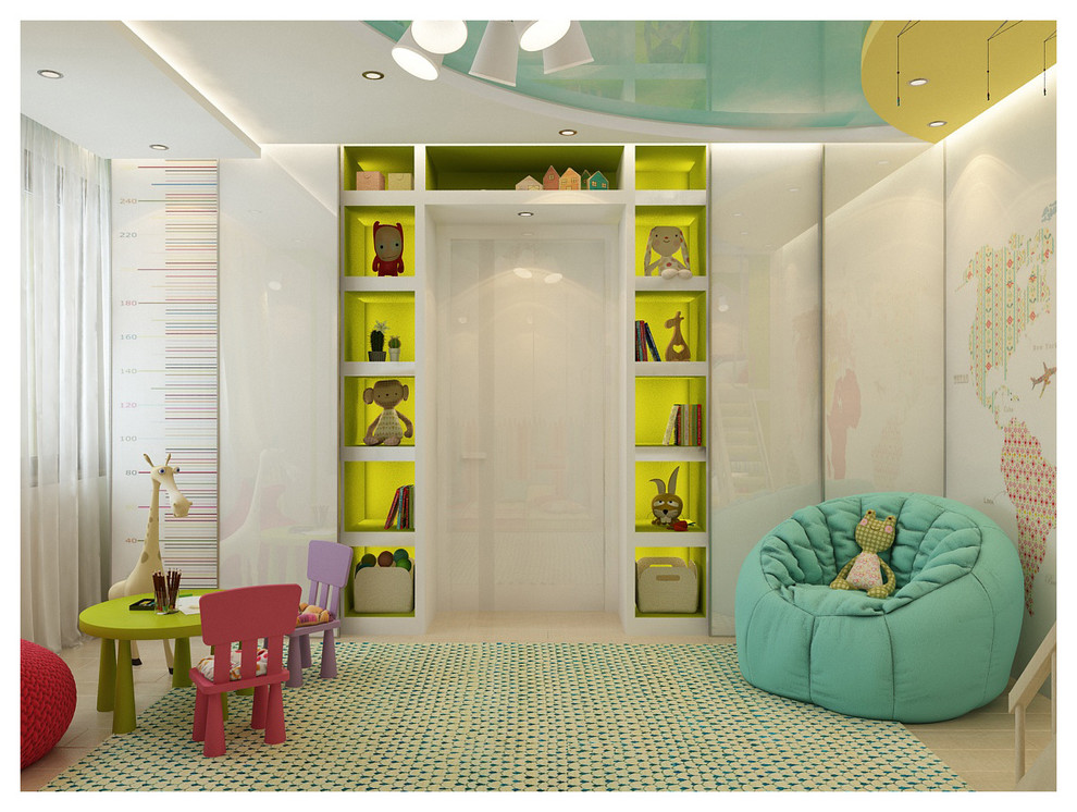 Двухэтажный дом в современном стиле