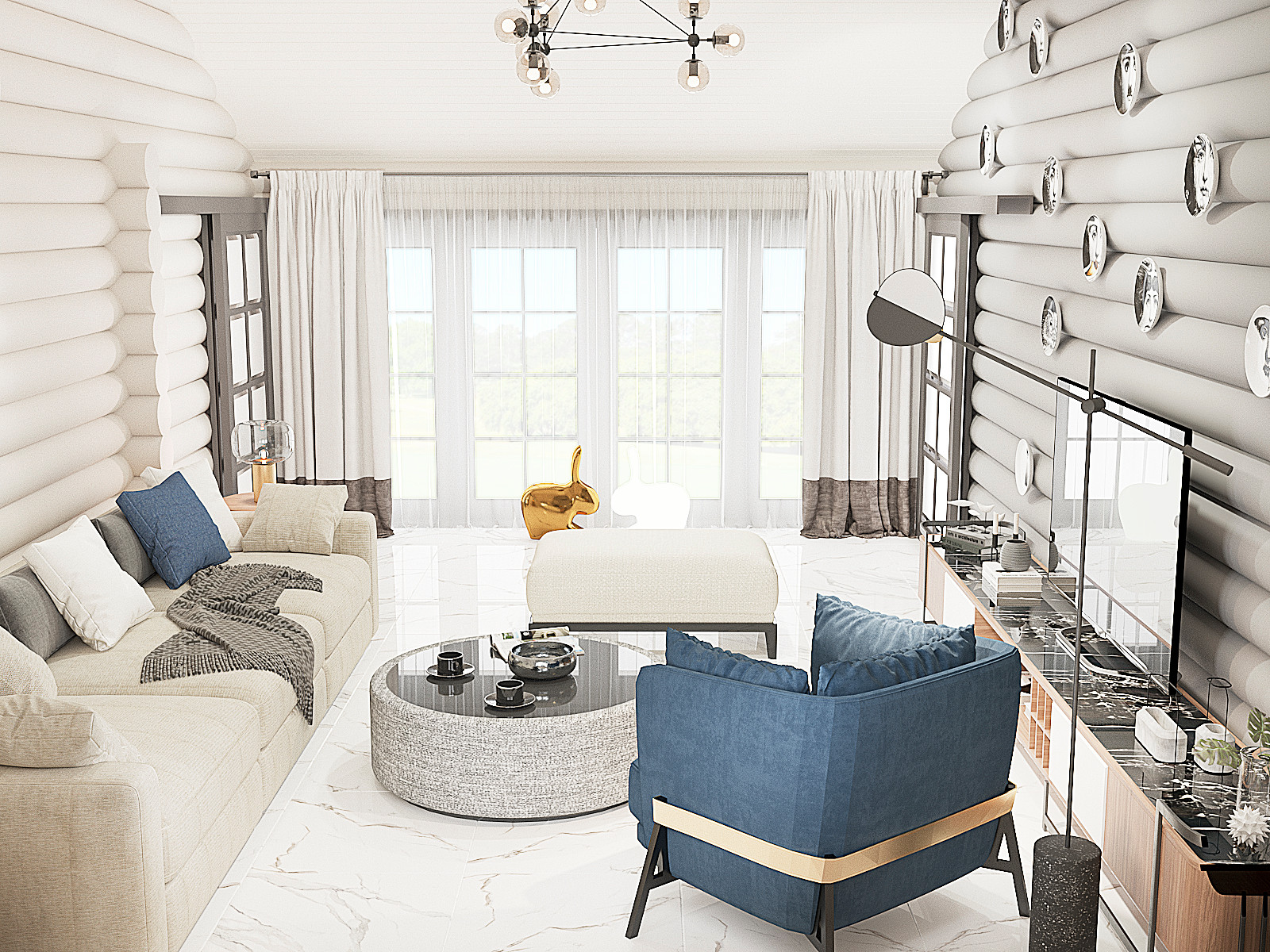 Обложка проекта: Зона отдыха при загородном доме