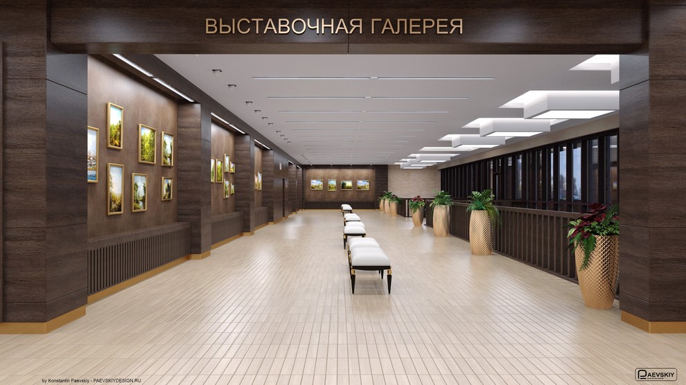 Выставочная галерея в доме культуры