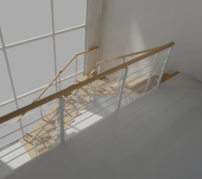 Country houses staircase