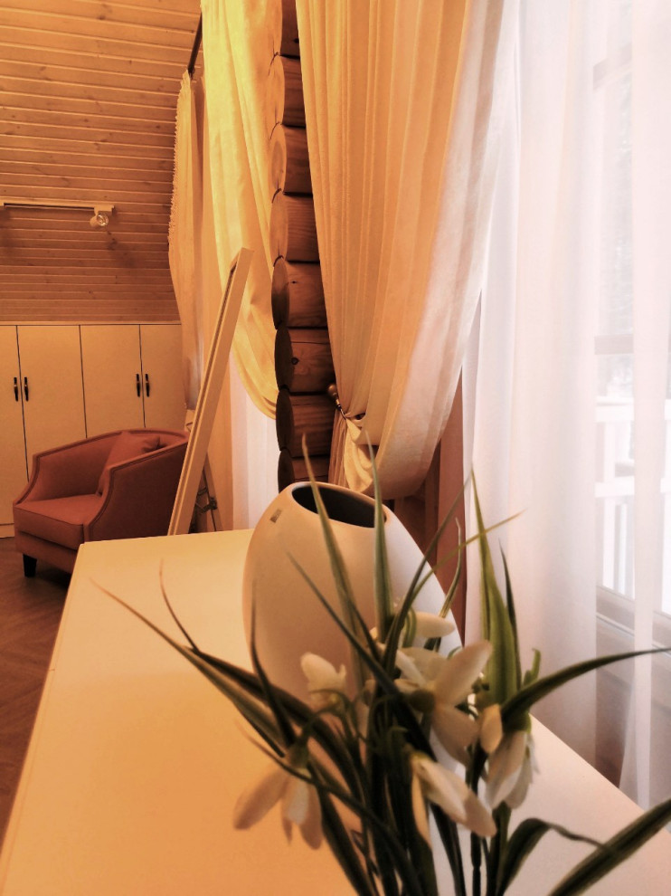 Деревянный дом в современном стиле