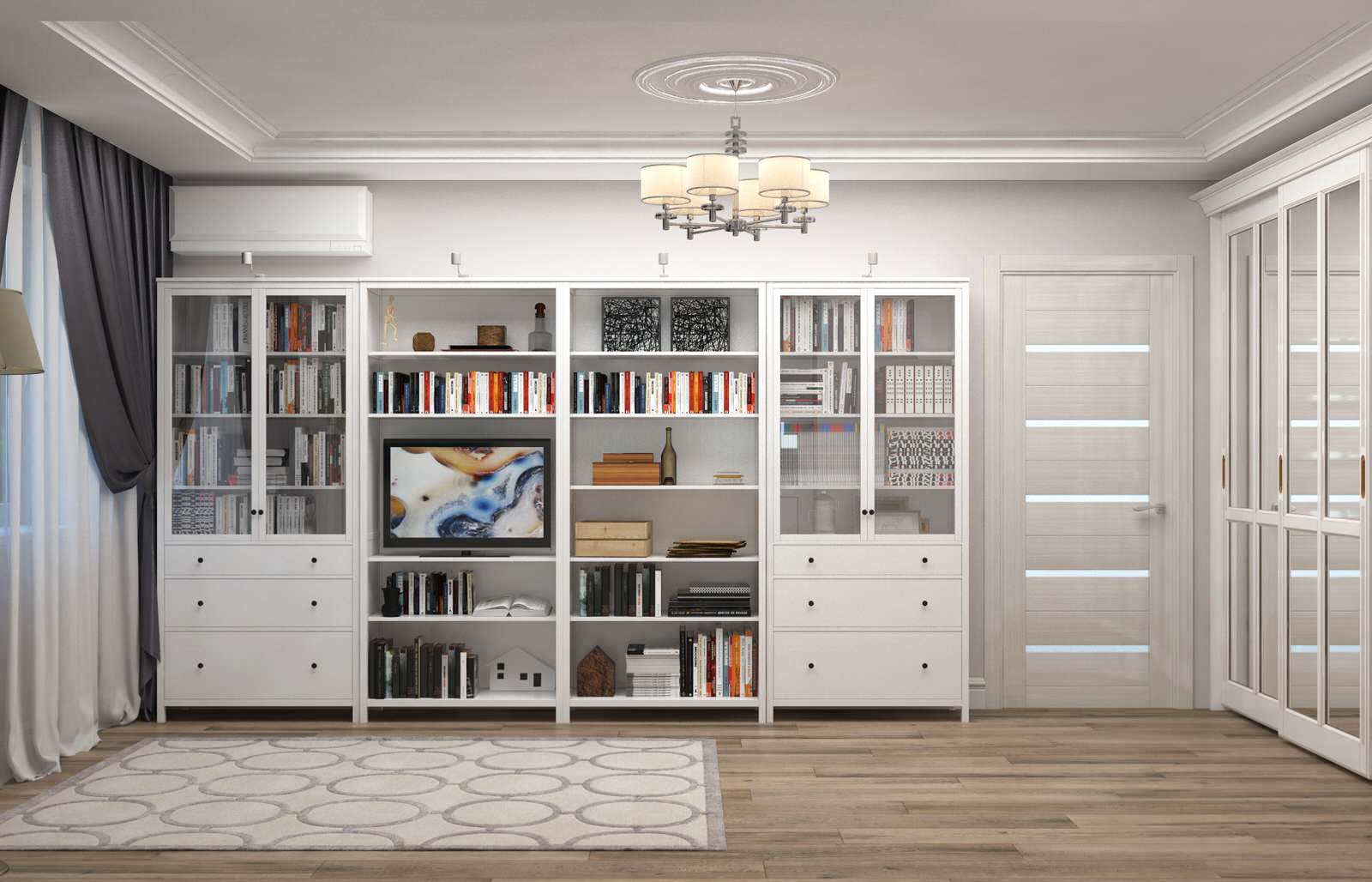 Дизайн проект гостиной в г. Жуковский