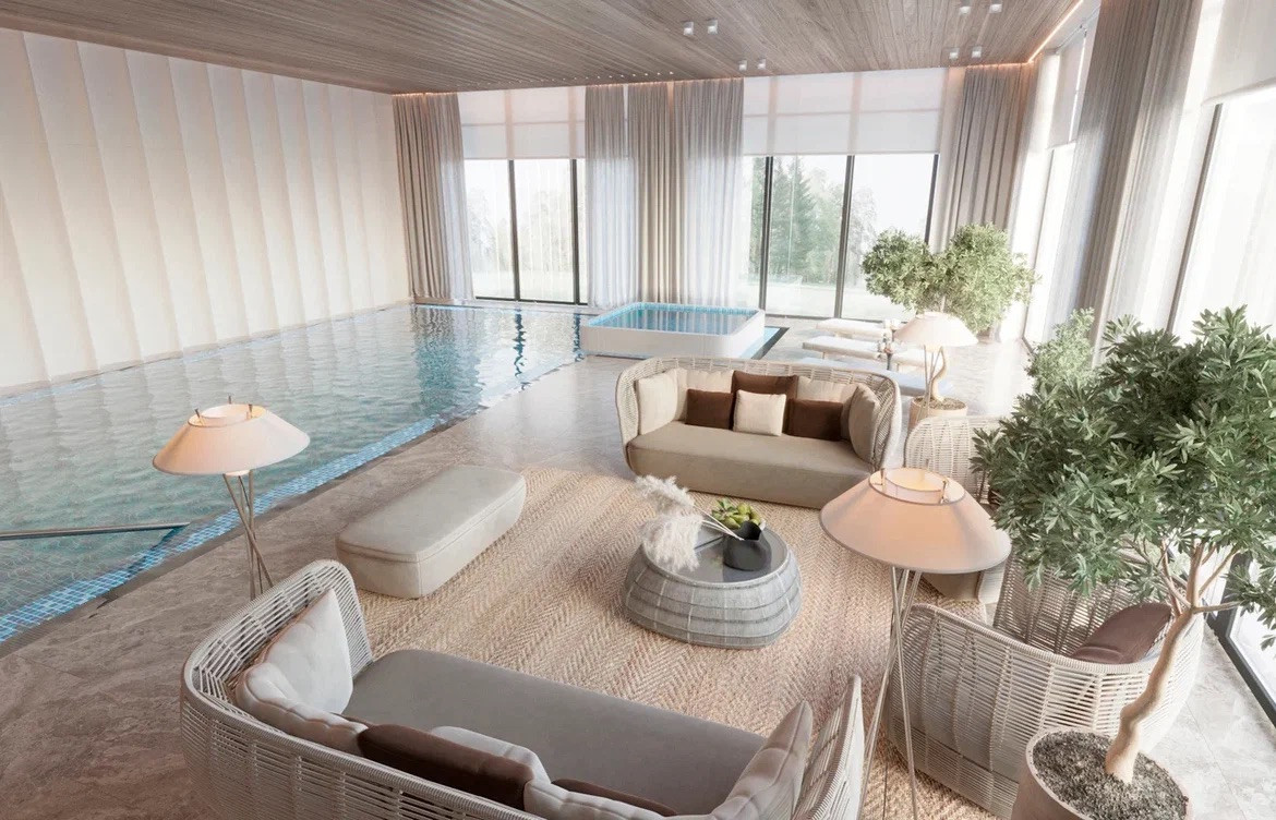 Утонченный дом в стиле Шато