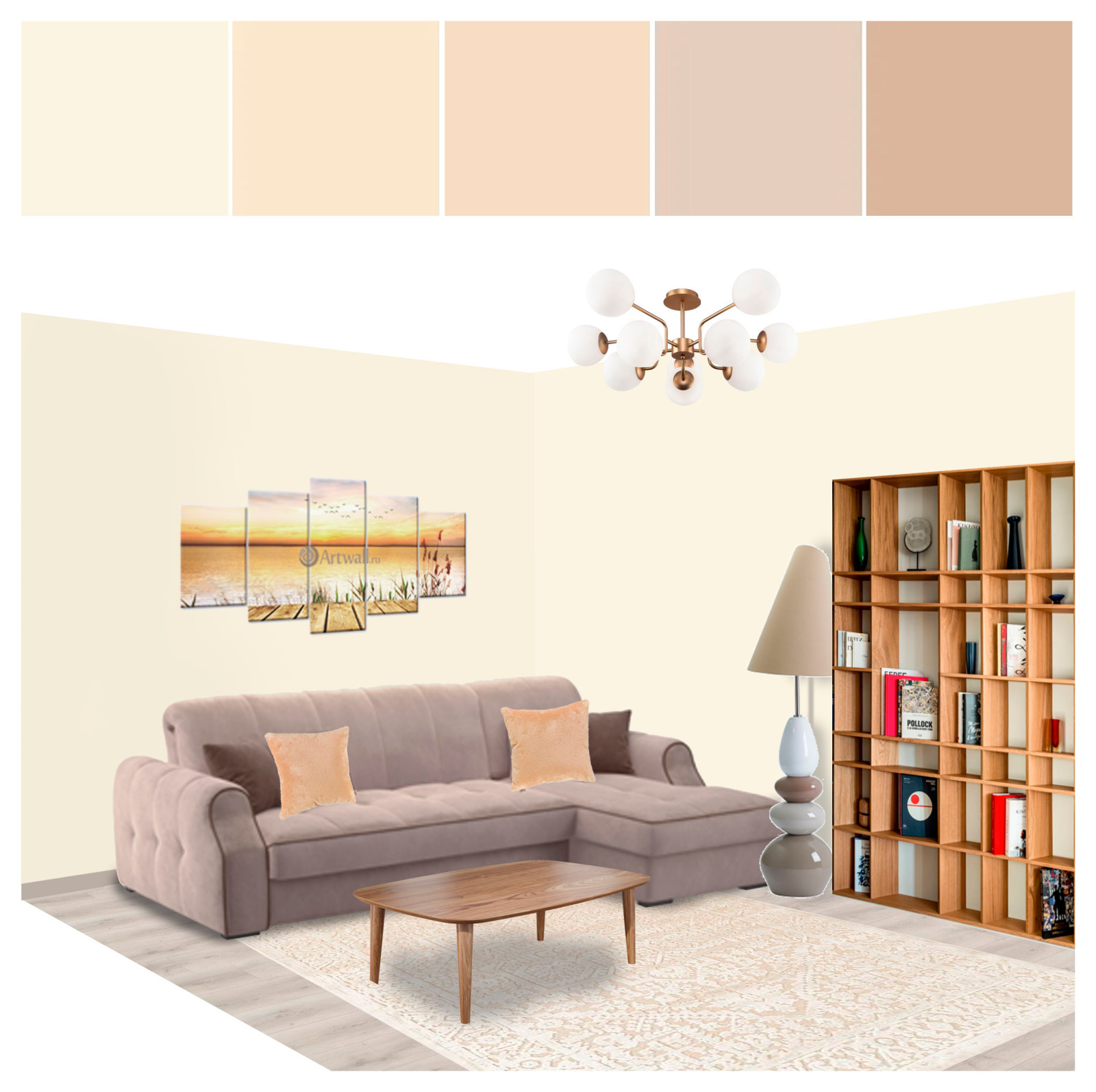 Хоумстейджинг в ЖК Солнечный город. Санкт-Петербург