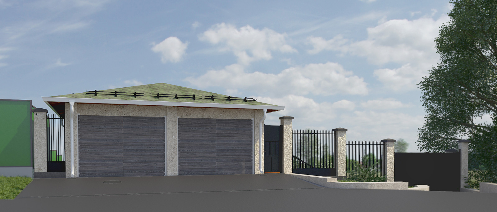 Проект входной группы частного дома