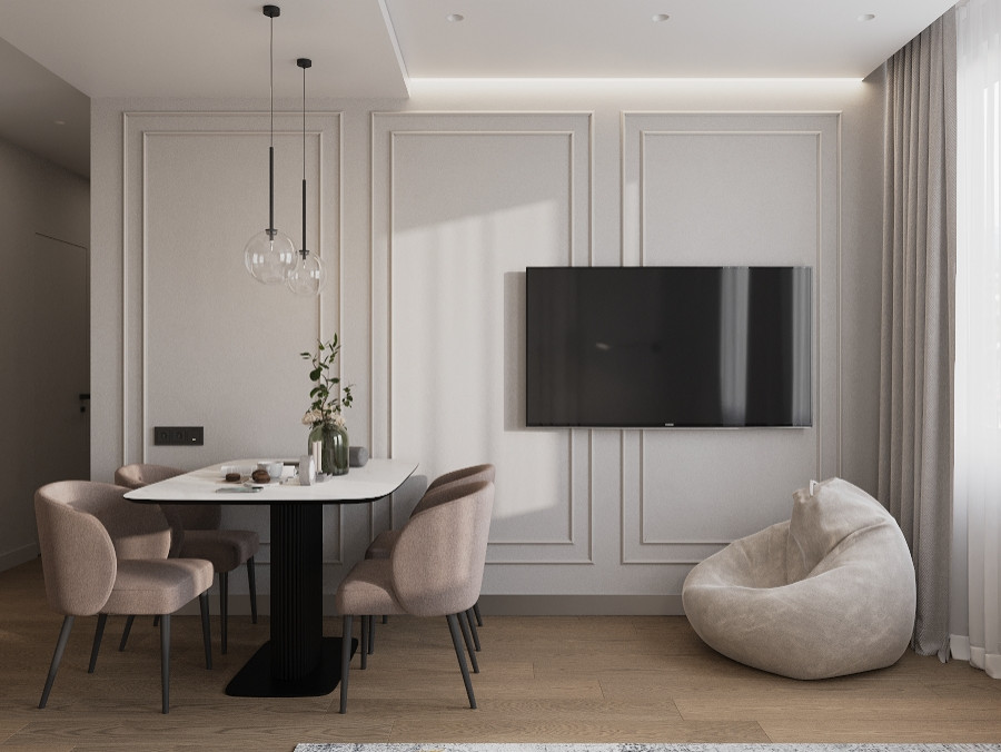 кухня гостинная