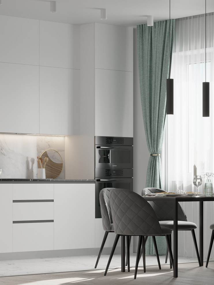 Кухня-гостиная в современном стиле