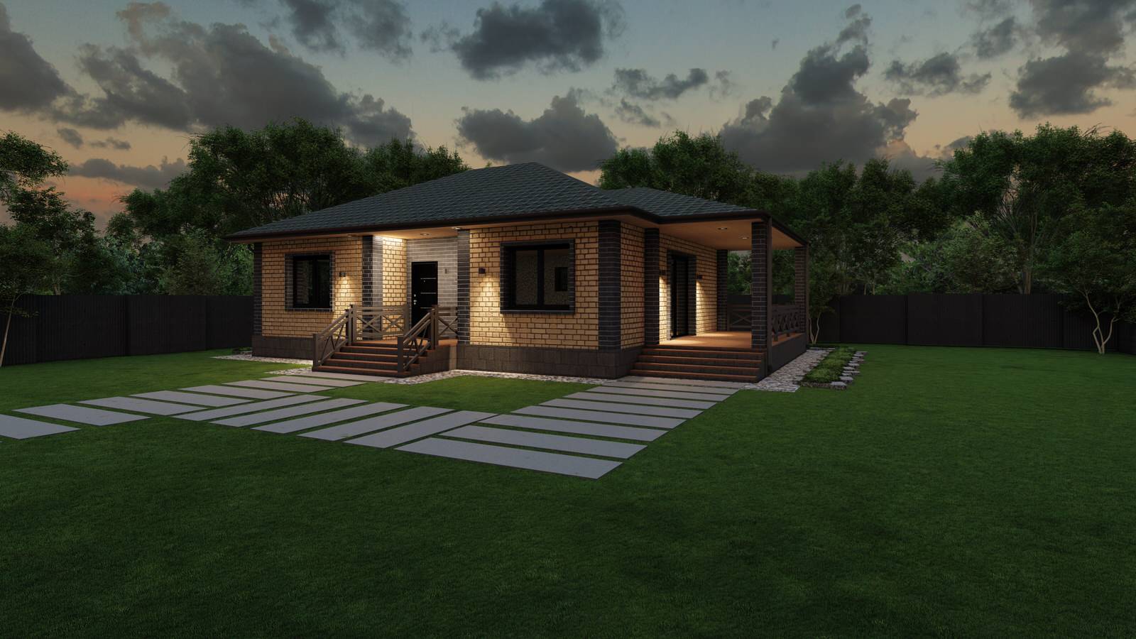 Дизайн фасада дома