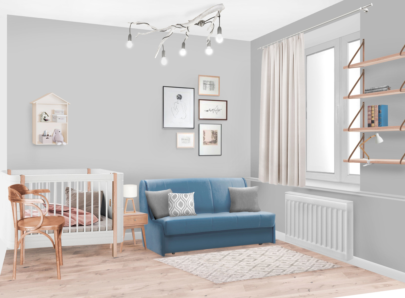 Проект небольшой сталинки в центре Москвы - фотоколлажи