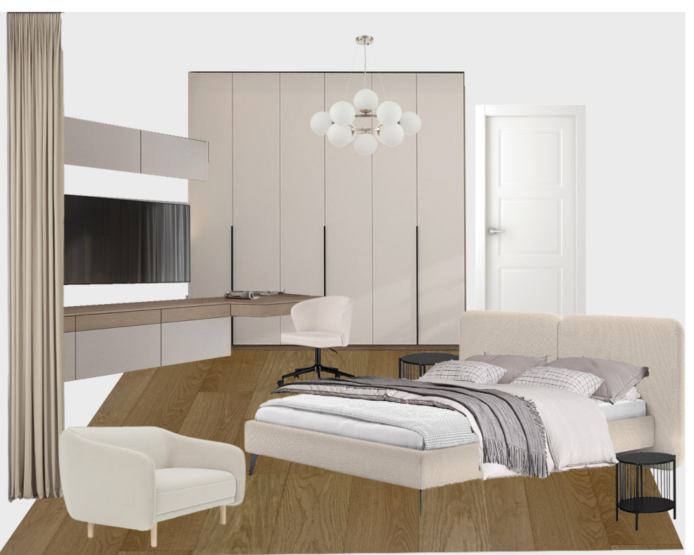 Обложка проекта: Проект 2х комнатной квартиры.