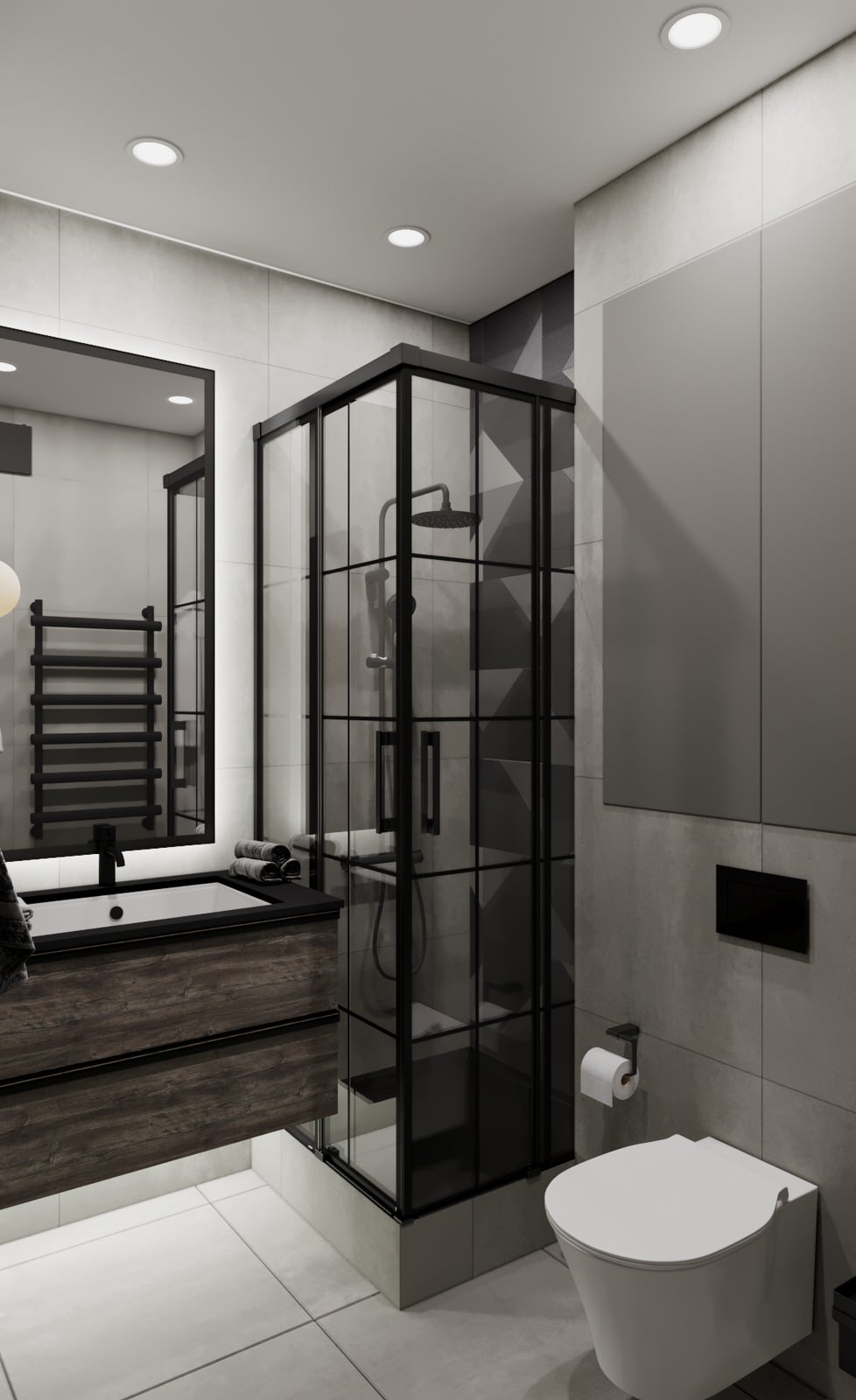 Современная квартира для молодой пары в Москве