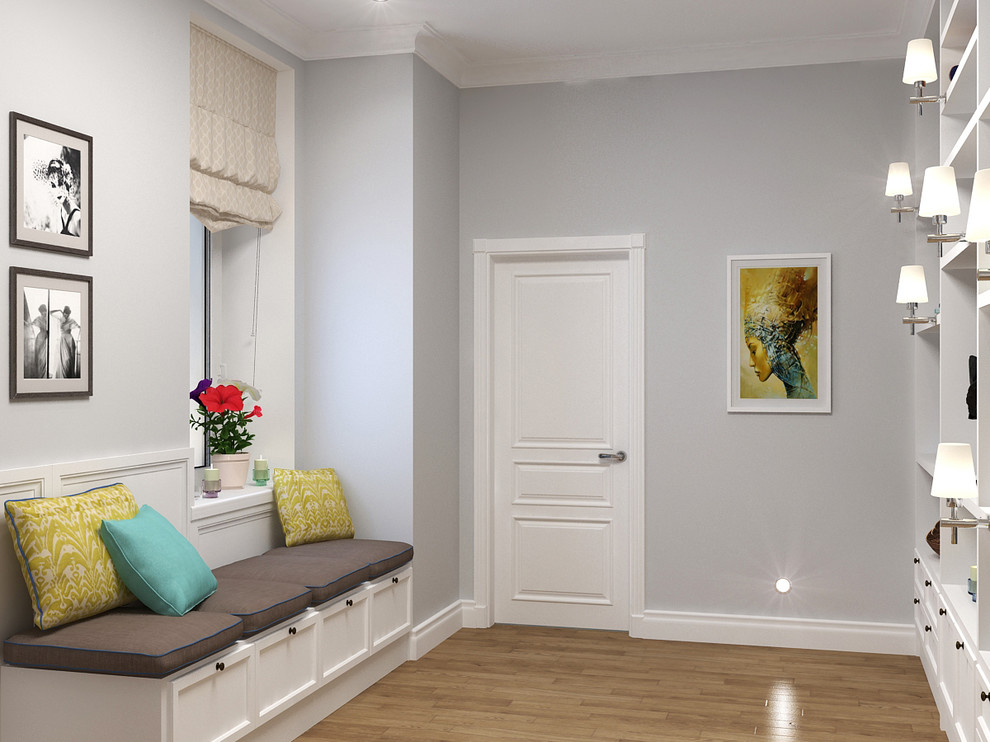 Коттедж в Пестово, холл второго этажа