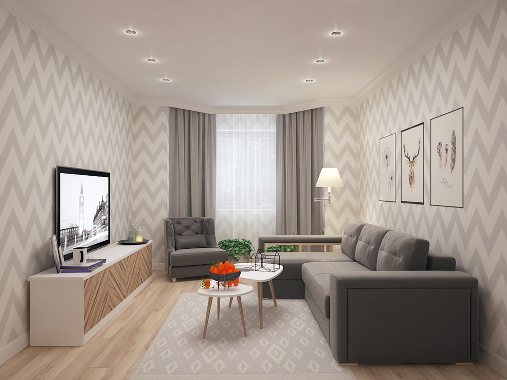 1-комнатная квартира в скандинавском стиле