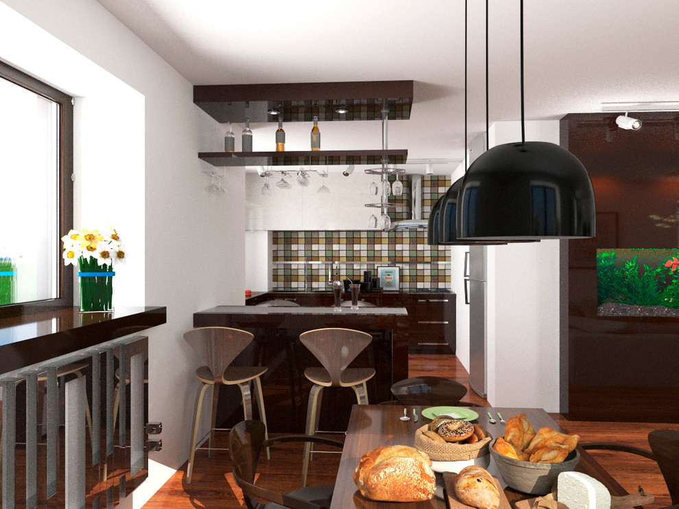 Обложка проекта: 3d visuals living+kitchen/3д визуализация гостиной + кухни