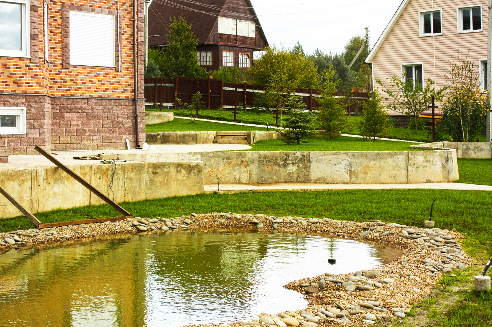 Обложка проекта: Строительство искусственного водоема на дачном участке.