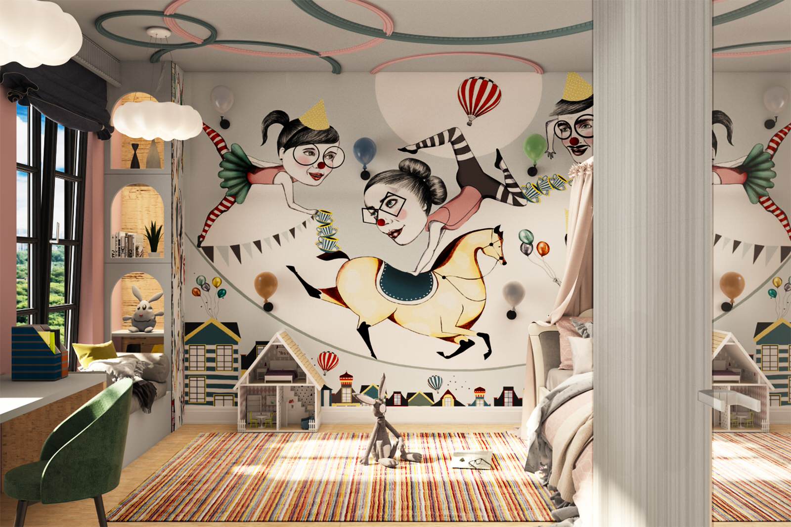 Обложка проекта: Солнечная комната для девочки в Летово