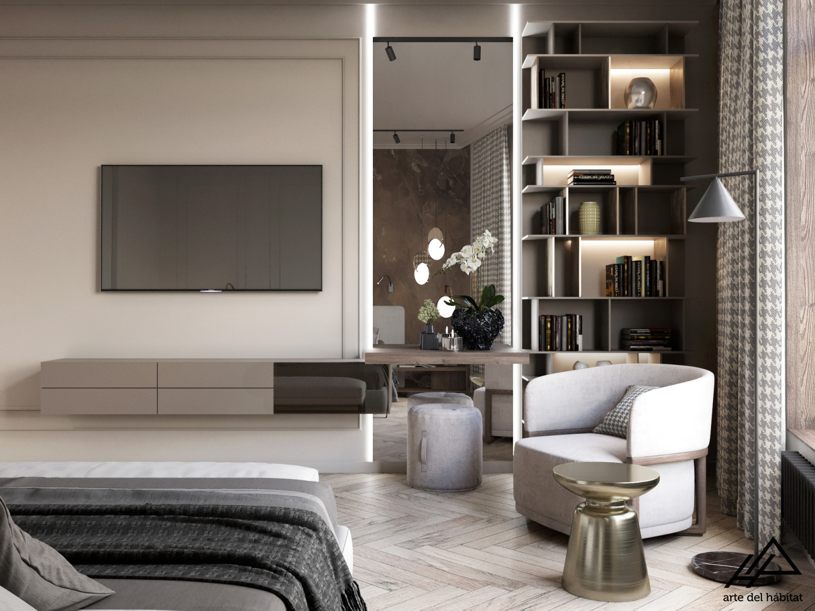 Contemp bedroom design