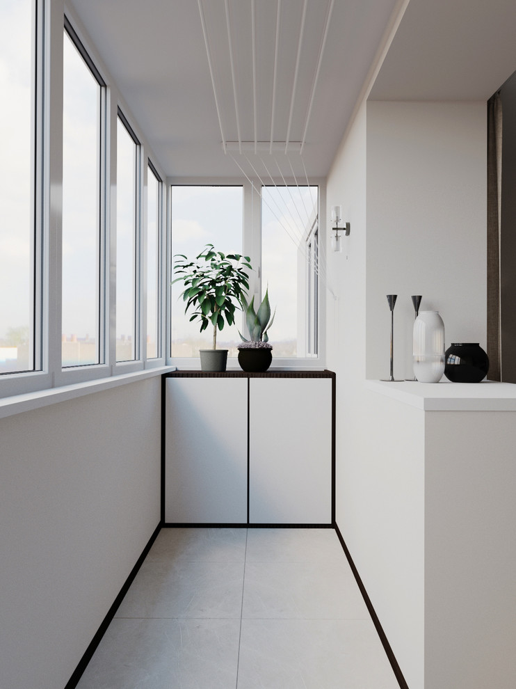 Обложка проекта: Кухня/гостиная с балконом