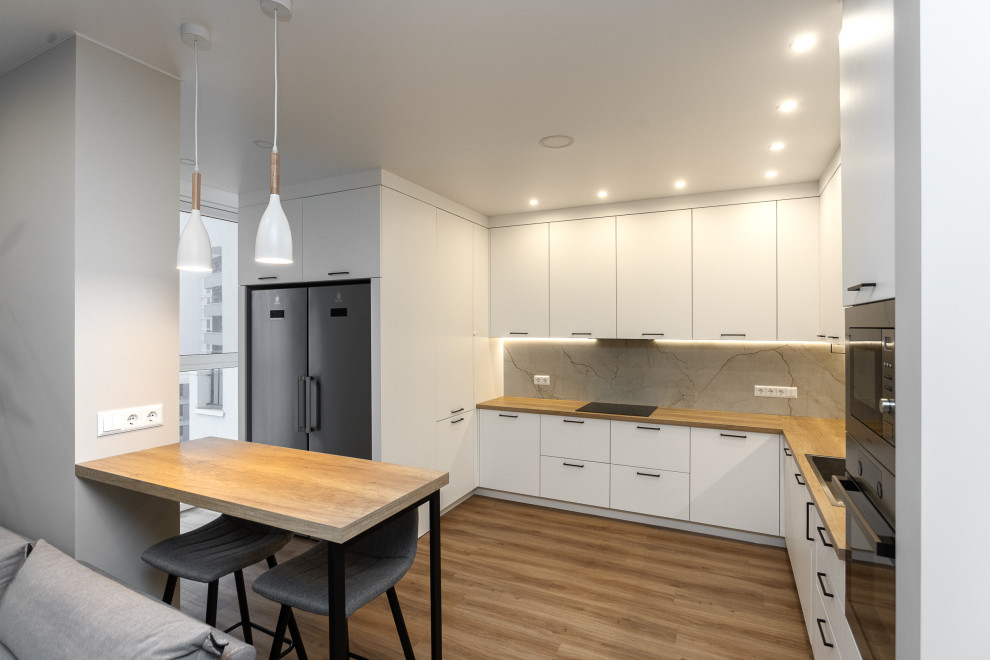 Кухня в современном стиле по ул. Крымский проезд