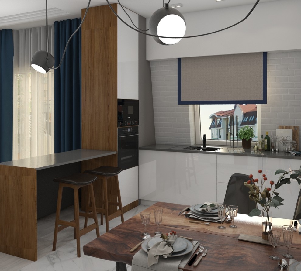 Квартира для молодой семьи в туманном настроении