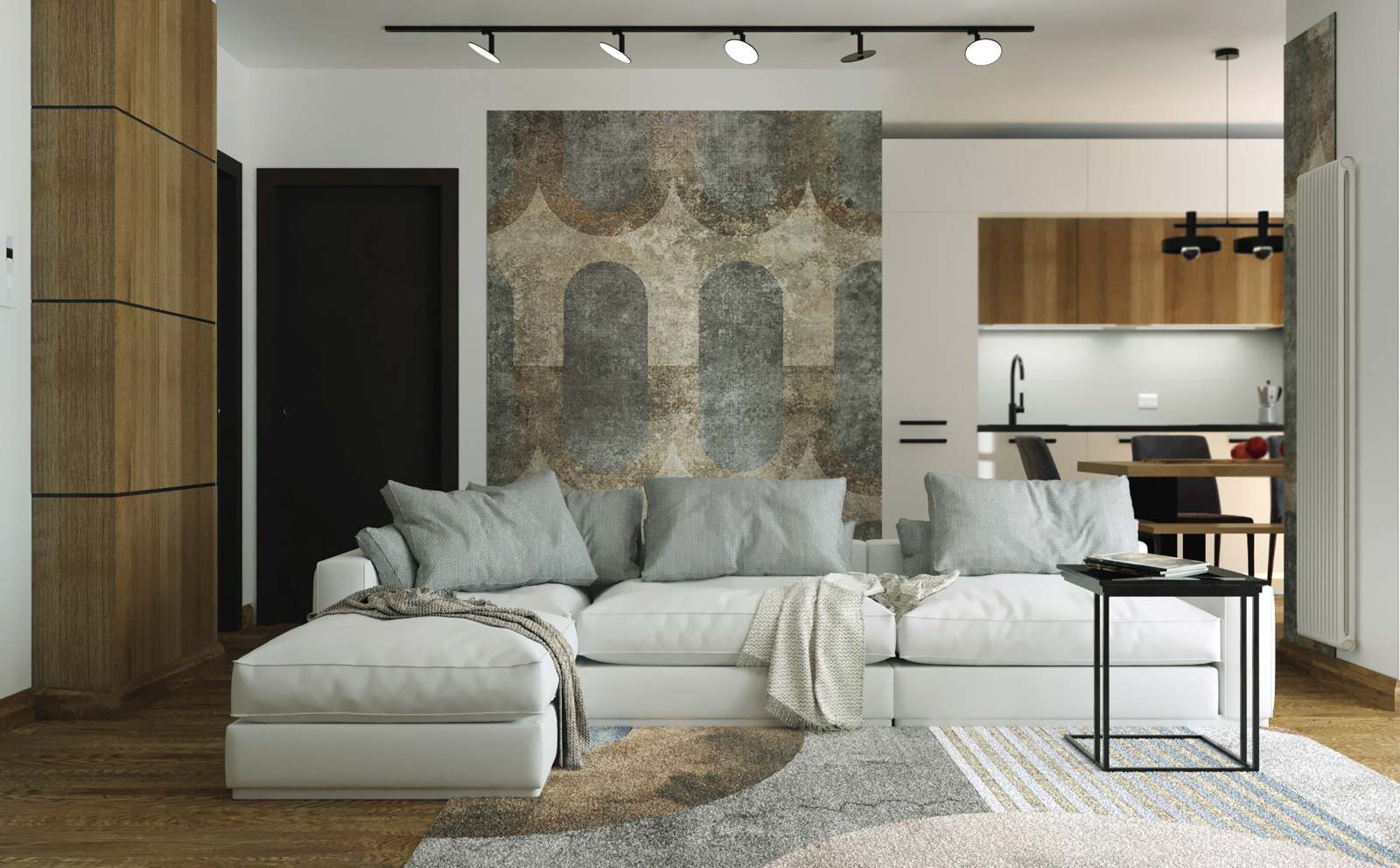 Progetto di ristrutturazione di una casa spaziosa unifamiliare.