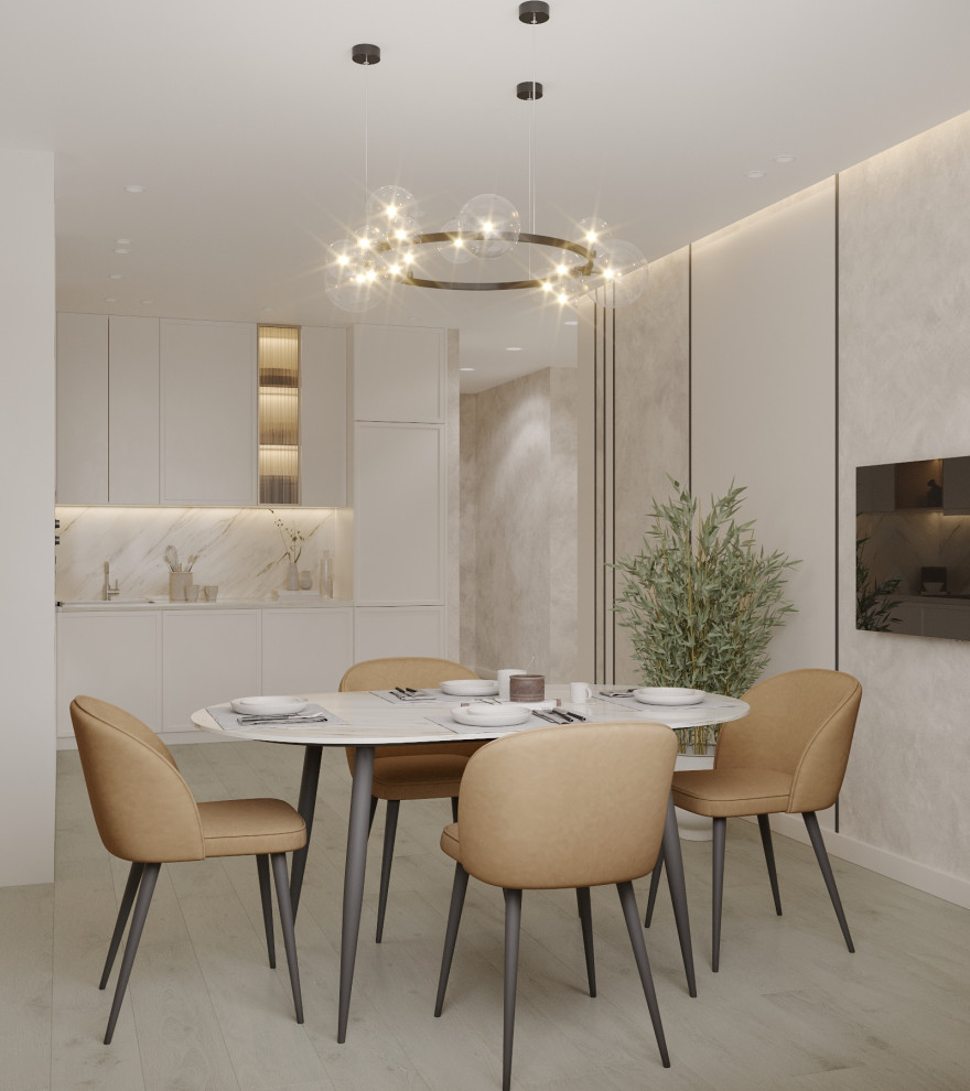 Светлая квартира в ЖК Галактика