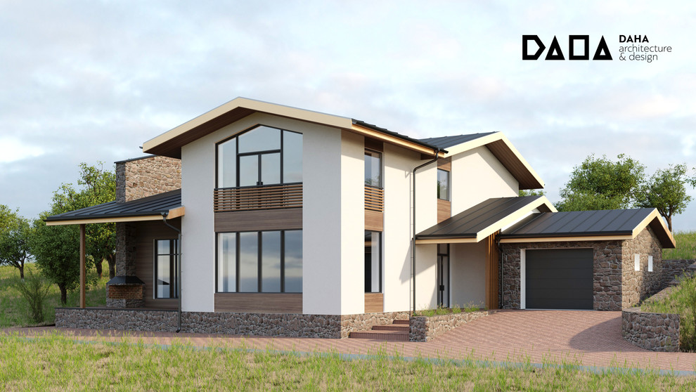 Обложка проекта: Энергоэффективный дом на склоне