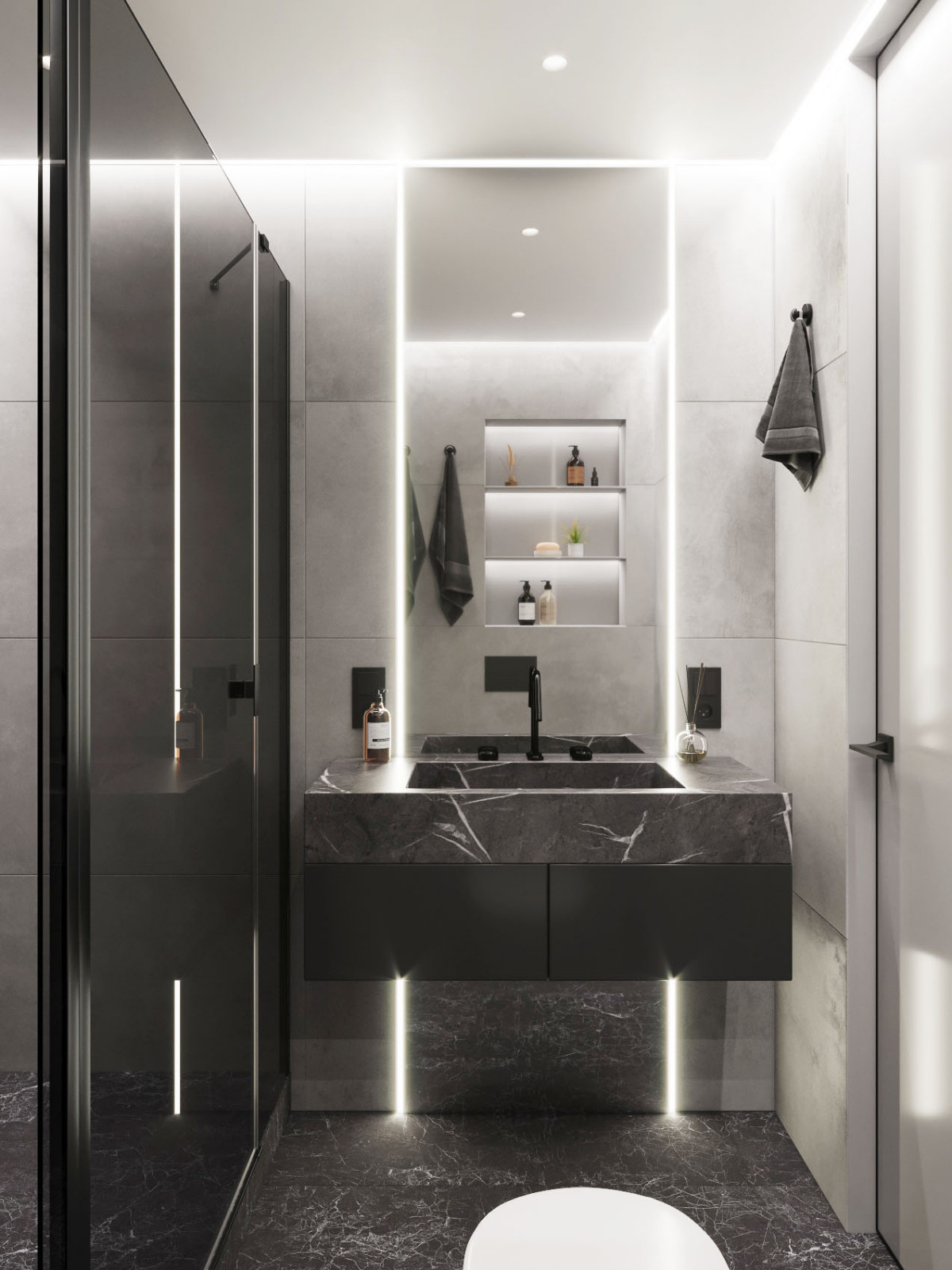 Монохромный интерьер