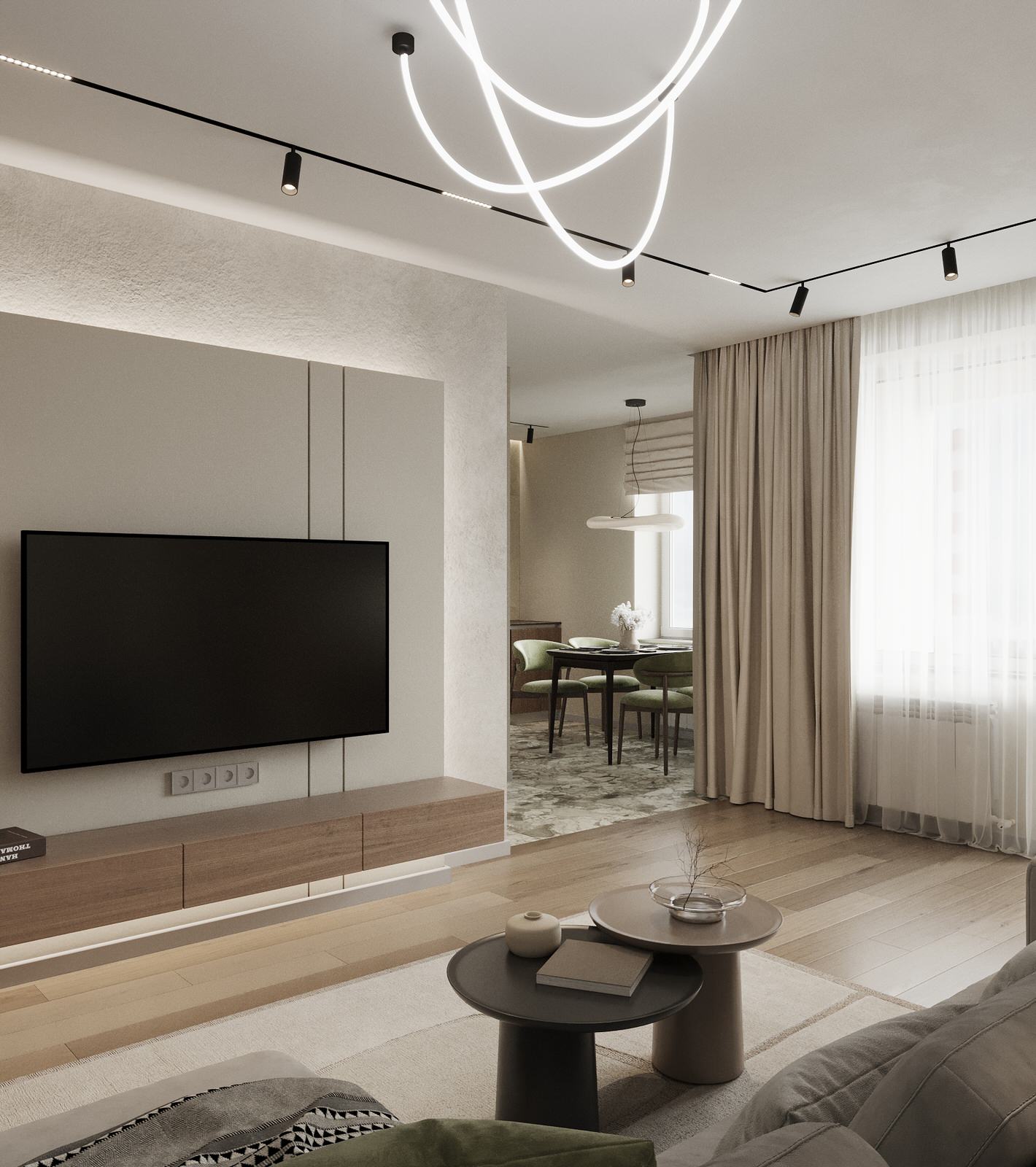 Интерьер квартиры в ЖК Корица