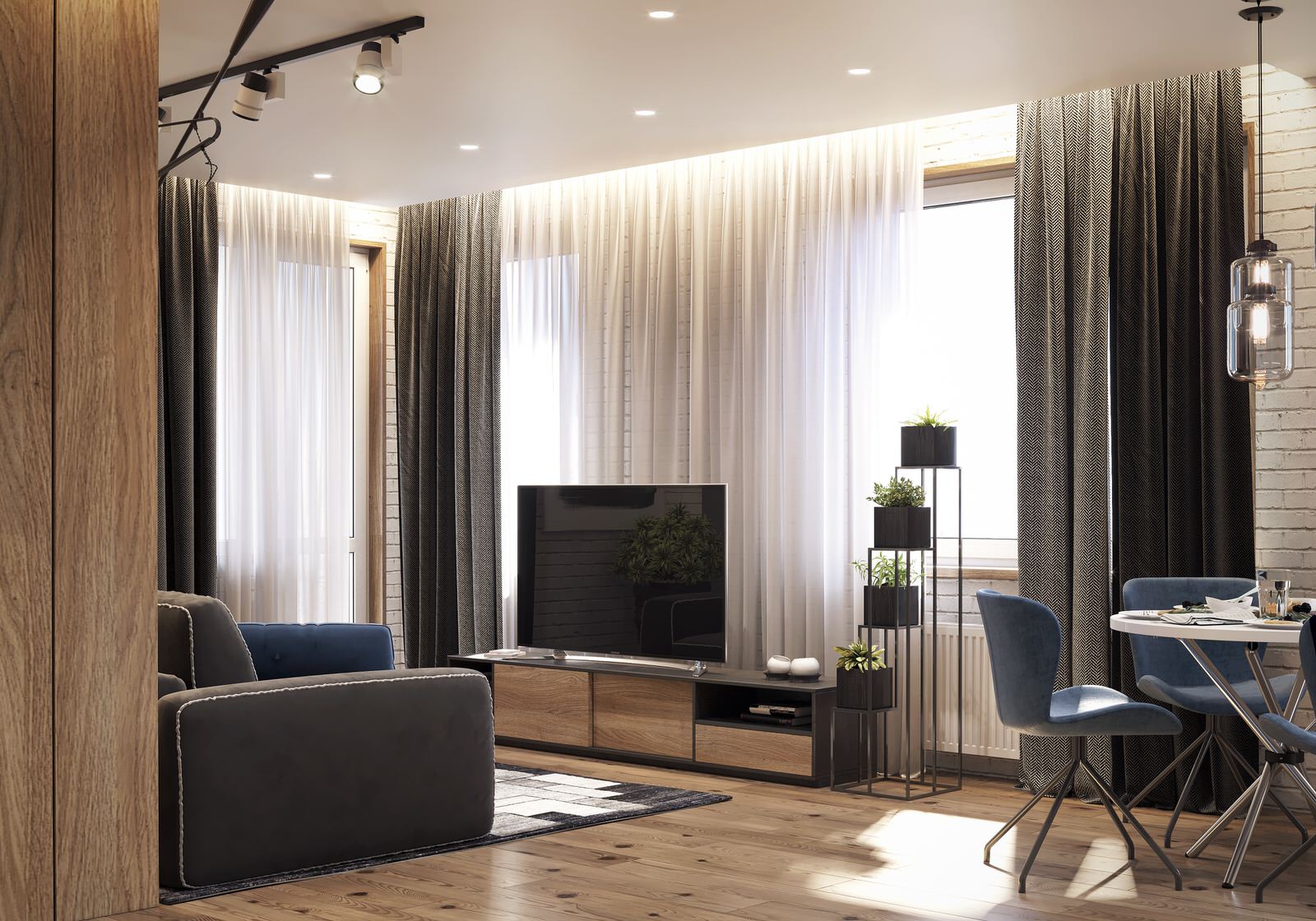 Дизайн 4-х комнатной квартиры