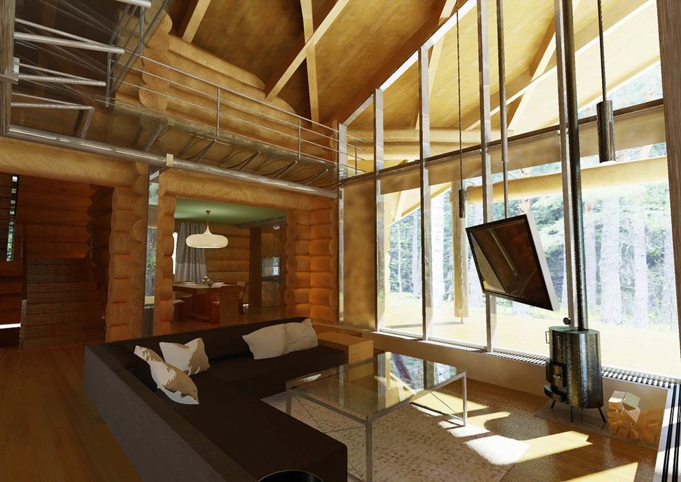 Проект кедрового дома.  МО. пос. Заречье