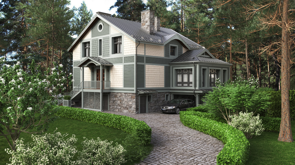 Дом и гостевой павильон на Николиной Горе