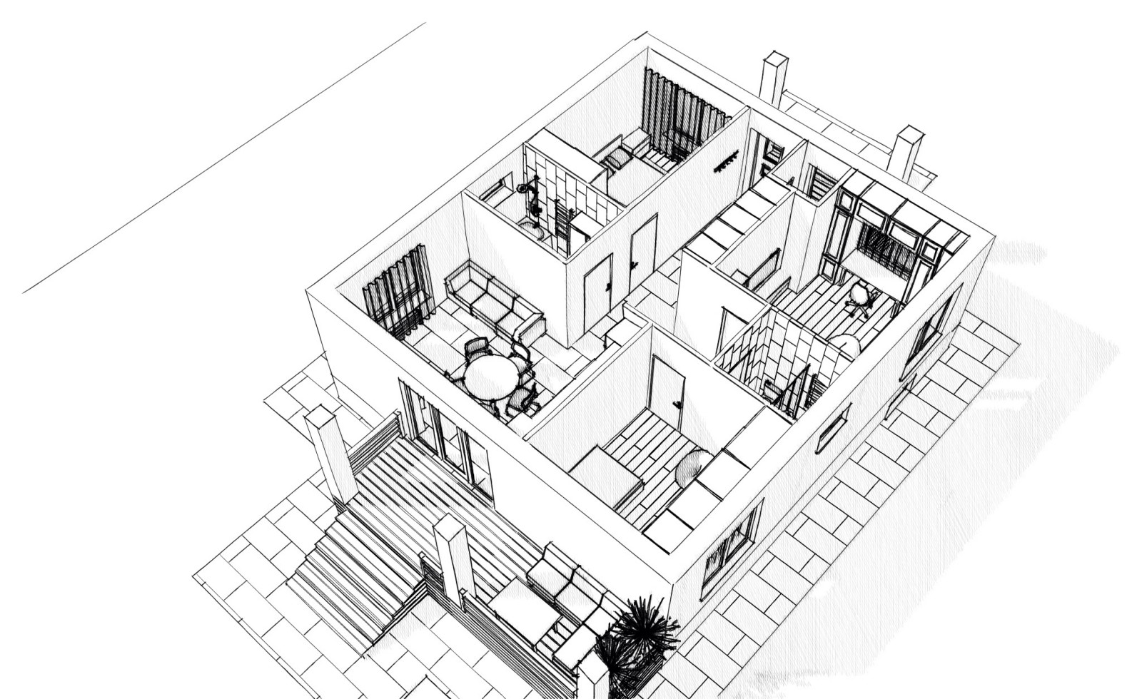 Дизайн-проект экстерьера дома 3
