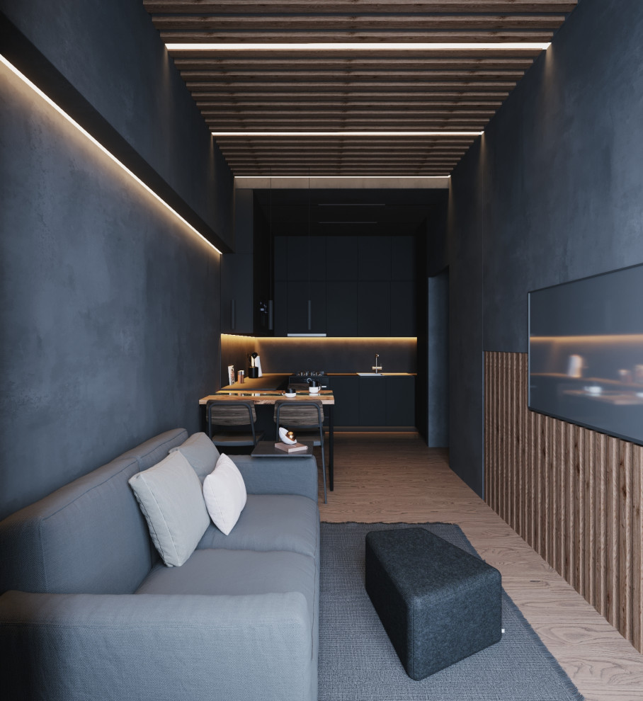 Квартира в серых тонах