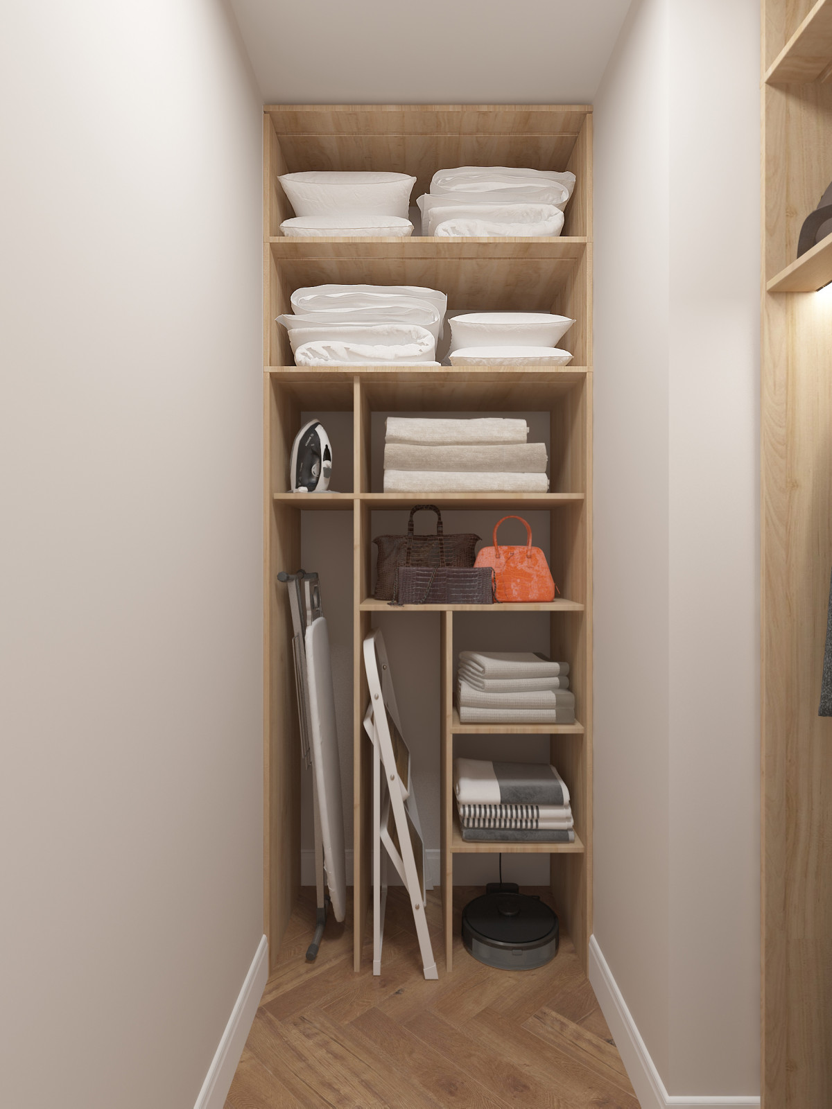 Утонченный проект с использованием разных стилей для семьи с двумя детьми