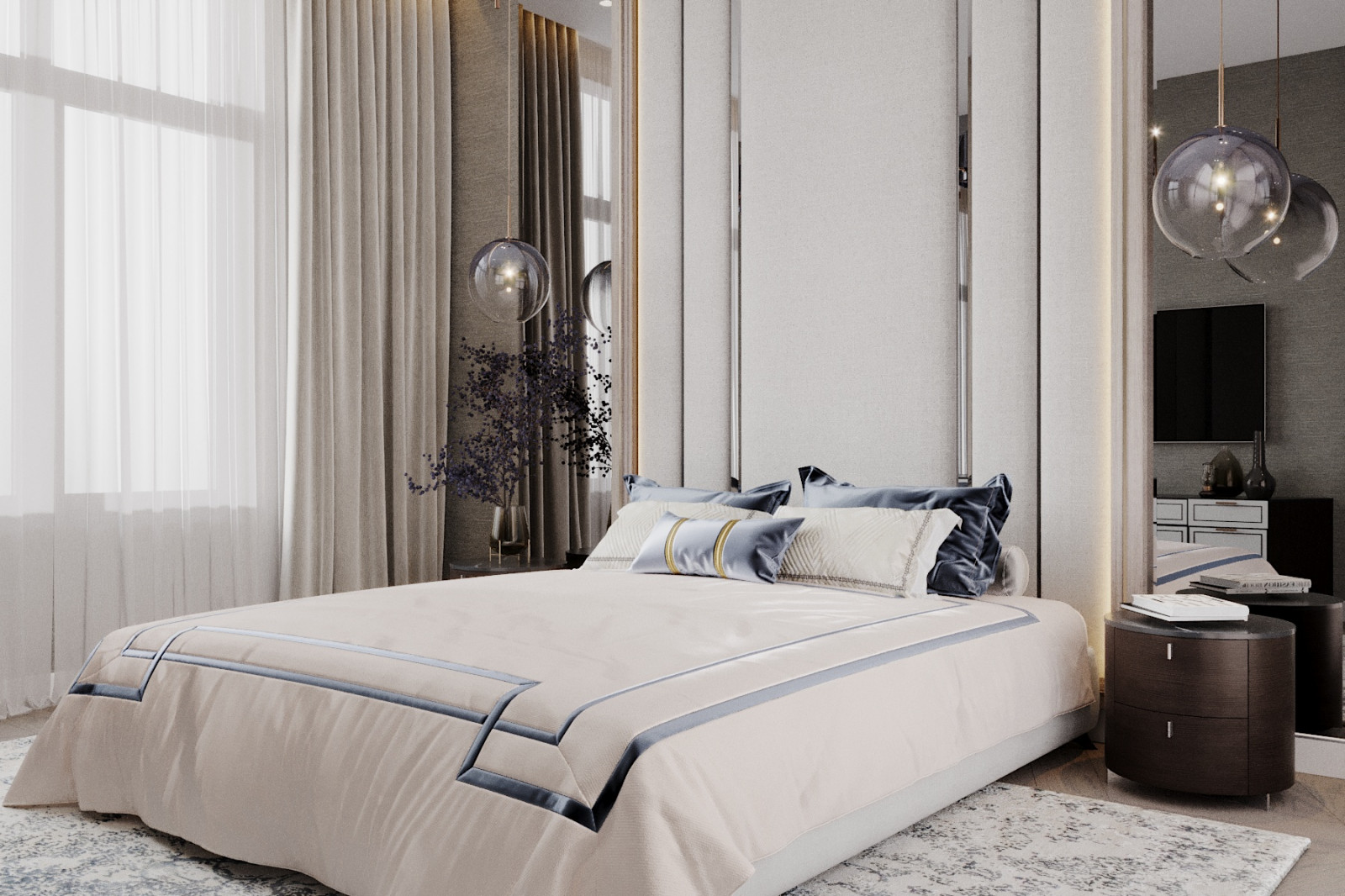 Интерьер 3-комнатной квартиры в ЖК Verona