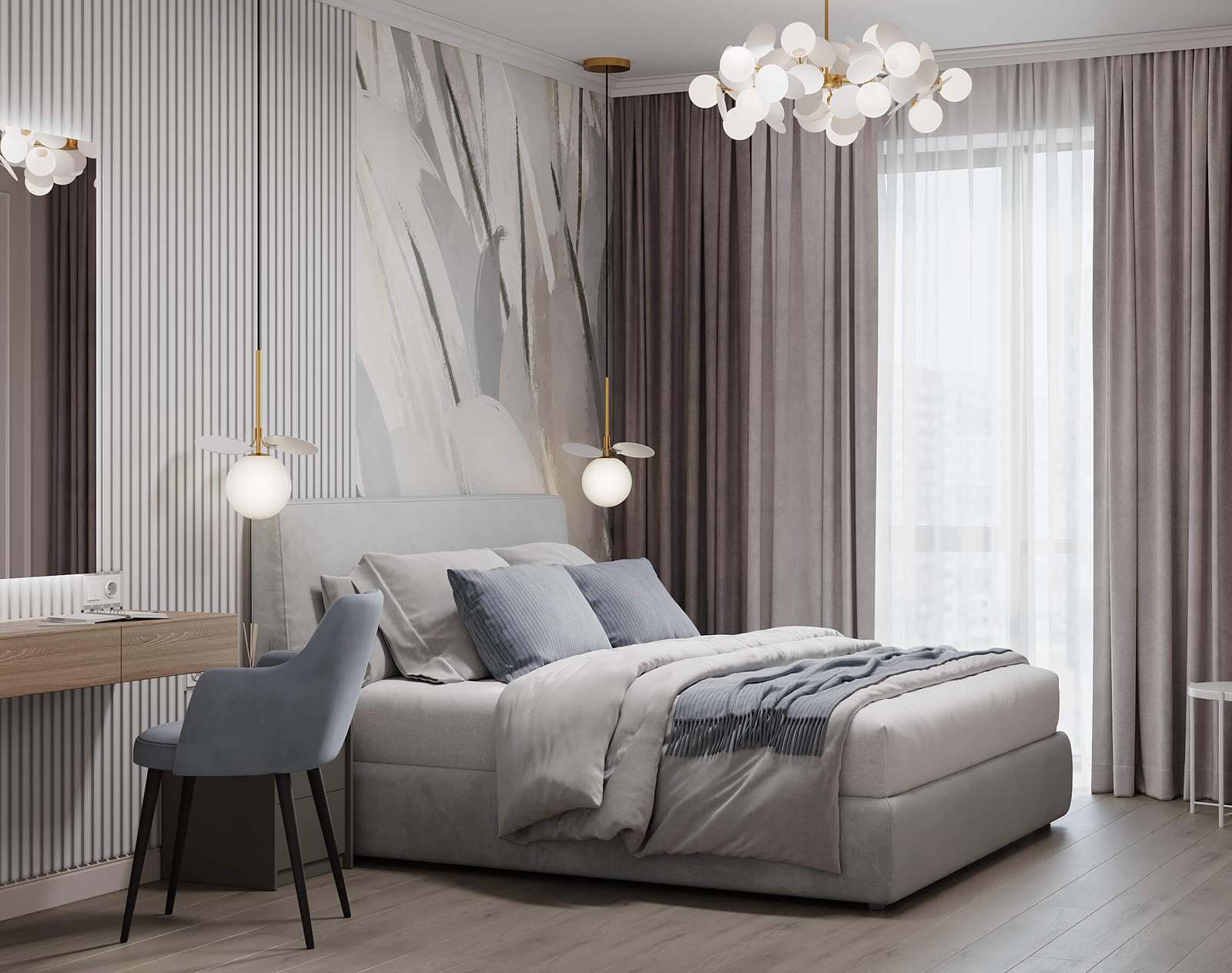 Проект в ЖК Селигер Сити 72м2