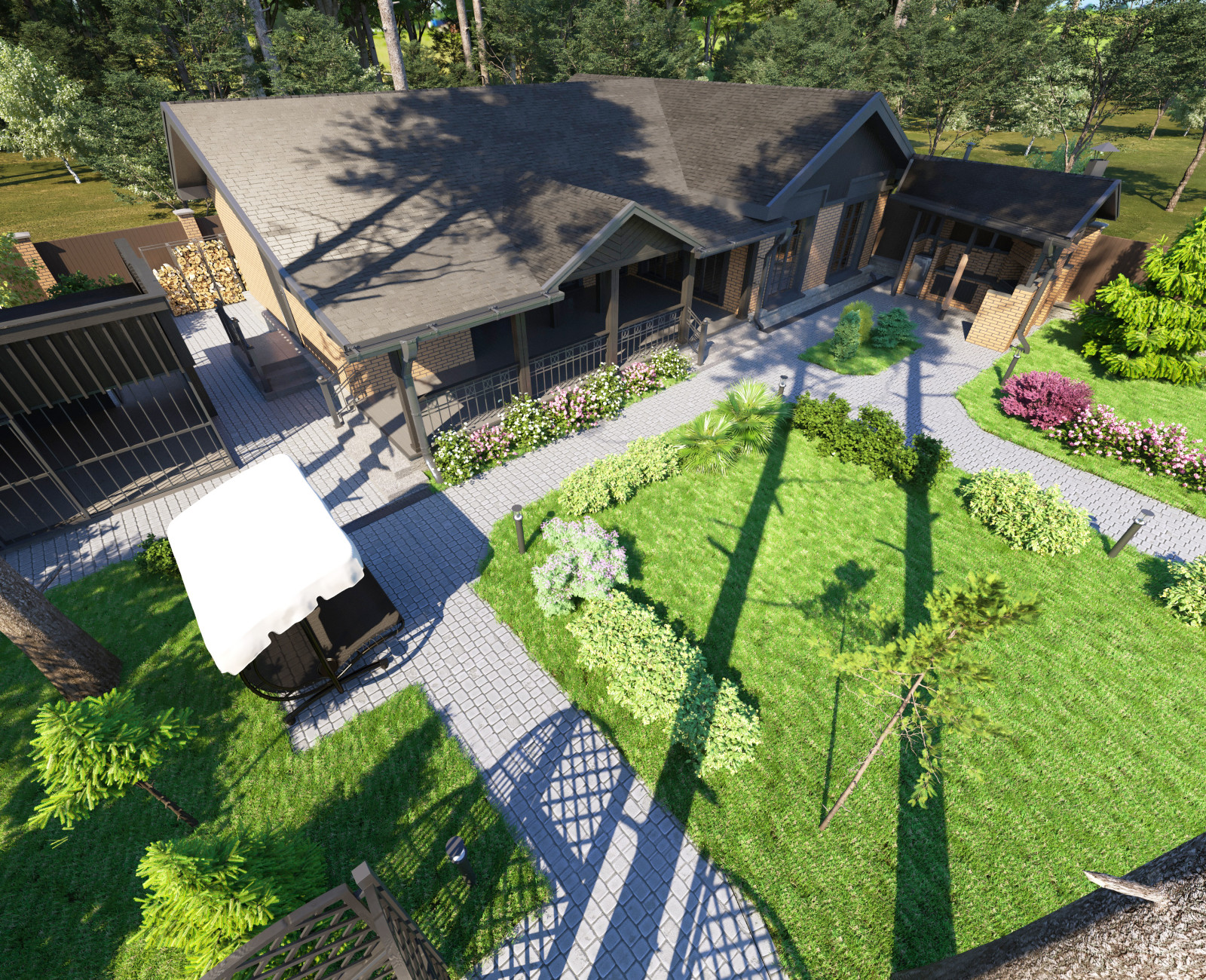 Частный жилой дом. Архитектура/Благоустройство