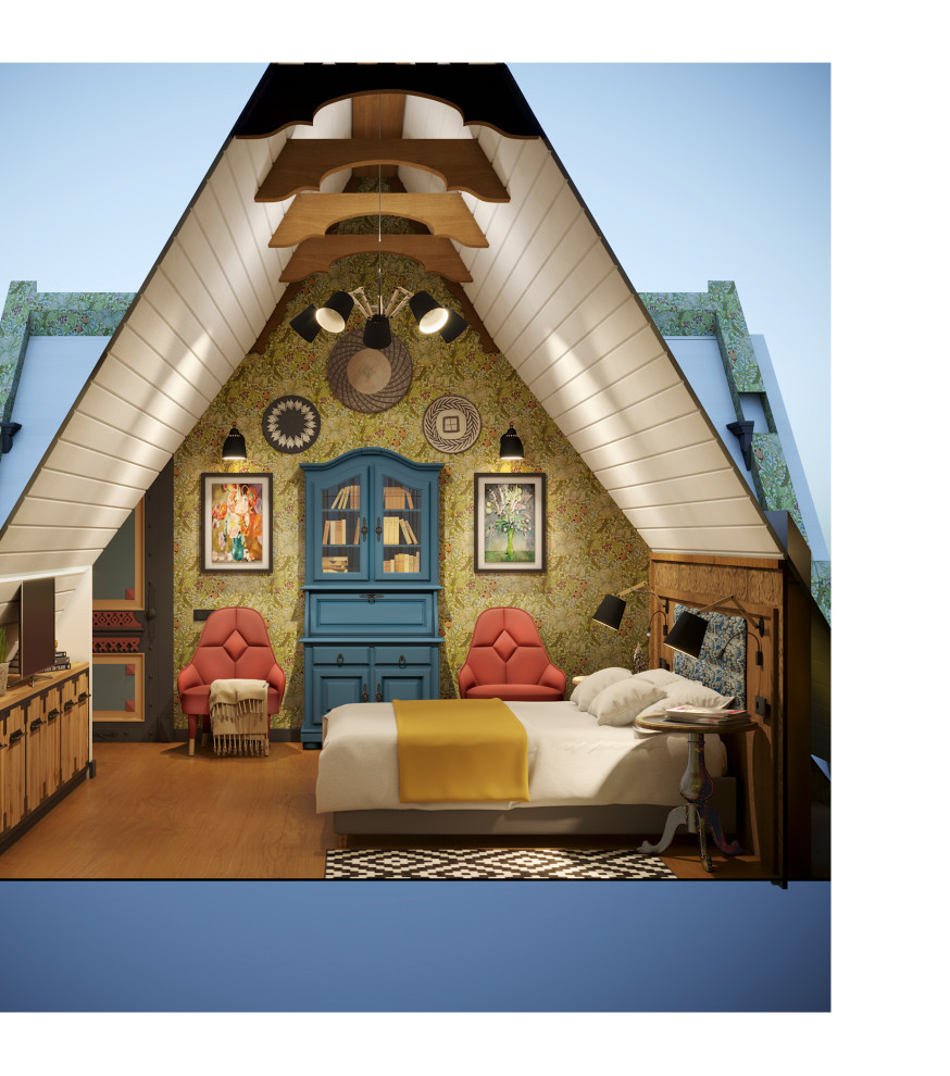 Гостиница в культурно -ландшафтном парке "Голубино" ( Архангельская область)