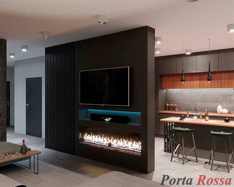 Apartment design in Loft style (64 sq.m)