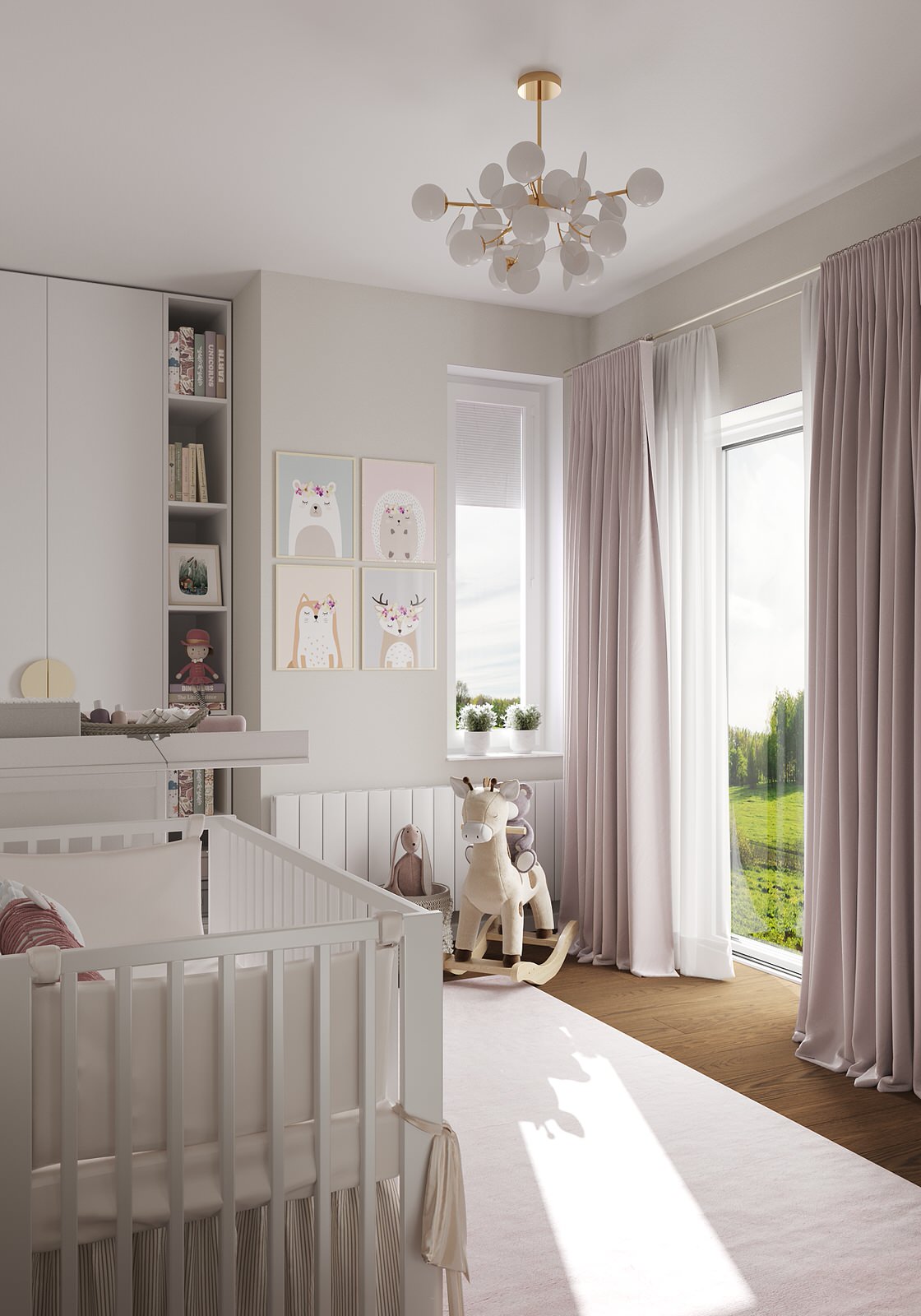 Детская комната для девочки